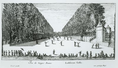 A Game of Longue Paume, 1655 by Israël Silvestre the Younger